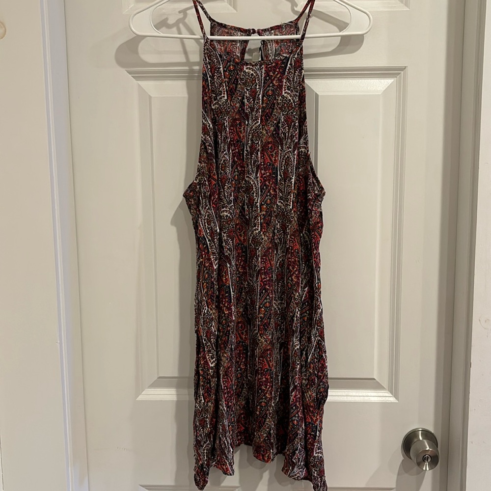 L tank top dress with intricate pattern from American Eagle